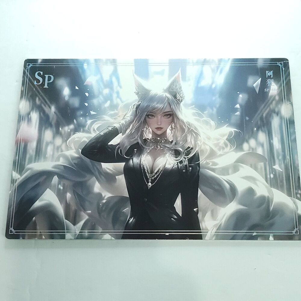Anie League Legends Fox Waifu Card Phantom 8" x 5.5" Art Print Sp-006 A5 Size